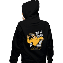 Load image into Gallery viewer, Daily_Deal_Shirts Zippered Hoodies, Unisex / Small / Black Hit It Mama