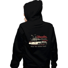 Load image into Gallery viewer, Daily_Deal_Shirts Zippered Hoodies, Unisex / Small / Black Ghosts And Ghouls