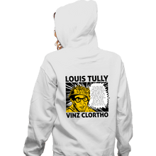 Load image into Gallery viewer, Secret_Shirts Zippered Hoodies, Unisex / Small / White Louis Tully