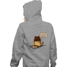 Load image into Gallery viewer, Secret_Shirts Zippered Hoodies, Unisex / Small / Sports Grey My Lack of Food Is Disturbing