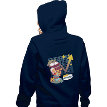 Load image into Gallery viewer, Shirts Zippered Hoodies, Unisex / Small / Navy Turnip Stonks