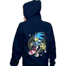 Load image into Gallery viewer, Daily_Deal_Shirts Zippered Hoodies, Unisex / Small / Navy Sonic Kingdom Hearts
