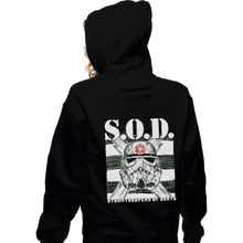 Load image into Gallery viewer, Shirts Pullover Hoodies, Unisex / Small / Black S.O.D.