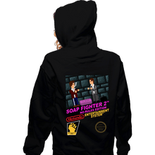 Load image into Gallery viewer, Daily_Deal_Shirts Zippered Hoodies, Unisex / Small / Black Soap Fighter