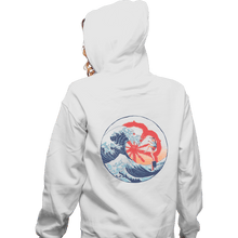 Load image into Gallery viewer, Shirts Pullover Hoodies, Unisex / Small / White The Great Wave Of Miyagi