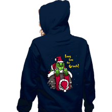 Load image into Gallery viewer, Daily_Deal_Shirts Zippered Hoodies, Unisex / Small / Navy Long Live The Grinch