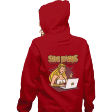 Load image into Gallery viewer, Shirts Zippered Hoodies, Unisex / Small / Red She Rants