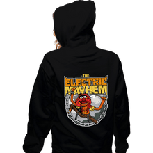 Load image into Gallery viewer, Daily_Deal_Shirts Zippered Hoodies, Unisex / Small / Black Electric Mayhem