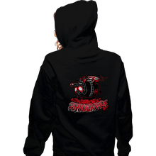 Load image into Gallery viewer, Secret_Shirts Zippered Hoodies, Unisex / Small / Black Spider-Pig - 1610