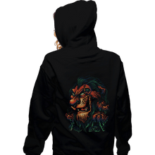 Load image into Gallery viewer, Shirts Zippered Hoodies, Unisex / Small / Black The Uncrowned King
