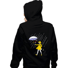 Load image into Gallery viewer, Daily_Deal_Shirts Zippered Hoodies, Unisex / Small / Black Salt Scared Girl!