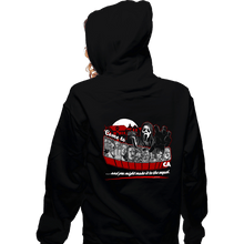 Load image into Gallery viewer, Shirts Zippered Hoodies, Unisex / Small / Black Come To Woodsboro