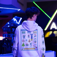 Load image into Gallery viewer, Daily_Deal_Shirts Zippered Hoodies, Unisex / Small / White Skiing Free Long Sleeve