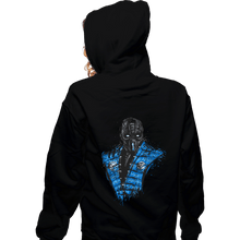 Load image into Gallery viewer, Shirts Zippered Hoodies, Unisex / Small / Black Mortal Ice