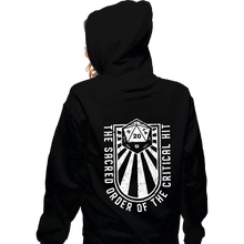 Load image into Gallery viewer, Secret_Shirts Zippered Hoodies, Unisex / Small / Black The Sacred Order