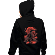 Load image into Gallery viewer, Daily_Deal_Shirts Zippered Hoodies, Unisex / Small / Black Blood Moon Rises