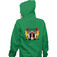 Load image into Gallery viewer, Shirts Zippered Hoodies, Unisex / Small / Irish Green Spirited Friends