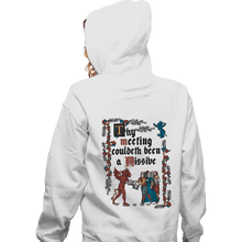 Load image into Gallery viewer, Daily_Deal_Shirts Zippered Hoodies, Unisex / Small / White Illuminated Email