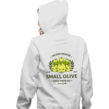 Load image into Gallery viewer, Shirts Zippered Hoodies, Unisex / Small / White Small Olive
