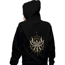 Load image into Gallery viewer, Shirts Zippered Hoodies, Unisex / Small / Black Sword Of Creation