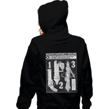 Load image into Gallery viewer, Shirts Zippered Hoodies, Unisex / Small / Black Vash The Stampede's Triguns