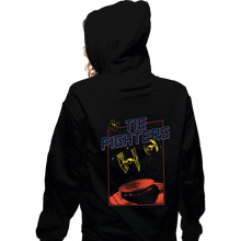 Load image into Gallery viewer, Secret_Shirts Zippered Hoodies, Unisex / Small / Black Tie Fighters