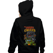 Load image into Gallery viewer, Daily_Deal_Shirts Zippered Hoodies, Unisex / Small / Black Crispy Crites