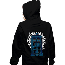 Load image into Gallery viewer, Shirts Zippered Hoodies, Unisex / Small / Black Doctor Time and Space