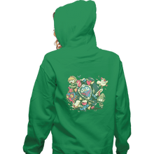 Load image into Gallery viewer, Shirts Zippered Hoodies, Unisex / Small / Irish Green Let's Roll Link