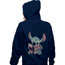 Load image into Gallery viewer, Shirts Pullover Hoodies, Unisex / Small / Navy How To Deal With My Feelings