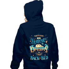 Load image into Gallery viewer, Daily_Deal_Shirts Zippered Hoodies, Unisex / Small / Navy Back To Dreaming