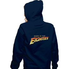 Load image into Gallery viewer, Shirts Pullover Hoodies, Unisex / Small / Navy Indiana Eighties