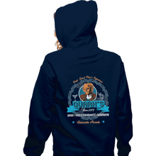 Load image into Gallery viewer, Shirts Zippered Hoodies, Unisex / Small / Navy Quark's Bar And Grill