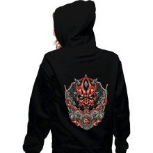 Load image into Gallery viewer, Shirts Zippered Hoodies, Unisex / Small / Black Emblem Of Rage
