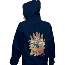 Load image into Gallery viewer, Shirts Zippered Hoodies, Unisex / Small / Navy Game Of Boxes