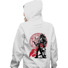 Load image into Gallery viewer, Shirts Zippered Hoodies, Unisex / Small / White The Fullmetal Alchemist