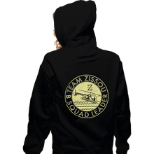 Load image into Gallery viewer, Shirts Zippered Hoodies, Unisex / Small / Black B Squad