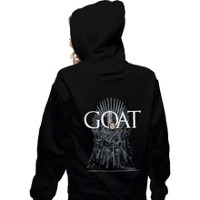 Load image into Gallery viewer, Shirts Zippered Hoodies, Unisex / Small / Black Arya Greatest Of All Time