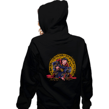 Load image into Gallery viewer, Secret_Shirts Zippered Hoodies, Unisex / Small / Black Strange Knight
