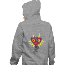 Load image into Gallery viewer, Shirts Zippered Hoodies, Unisex / Small / Sports Grey Majora's Graffiti