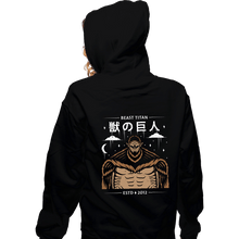 Load image into Gallery viewer, Shirts Zippered Hoodies, Unisex / Small / Black Zeke's Titan