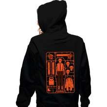 Load image into Gallery viewer, Daily_Deal_Shirts Zippered Hoodies, Unisex / Small / Black Denji Model Sprue