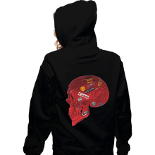 Load image into Gallery viewer, Shirts Zippered Hoodies, Unisex / Small / Black Akira Skull