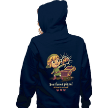 Load image into Gallery viewer, Daily_Deal_Shirts Zippered Hoodies, Unisex / Small / Navy Legendary Pizza