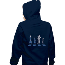 Load image into Gallery viewer, Shirts Zippered Hoodies, Unisex / Small / Navy Central Road
