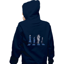 Load image into Gallery viewer, Shirts Zippered Hoodies, Unisex / Small / Navy Central Road