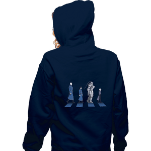 Shirts Zippered Hoodies, Unisex / Small / Navy Central Road