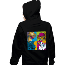 Load image into Gallery viewer, Secret_Shirts Zippered Hoodies, Unisex / Small / Black The Dark Masters