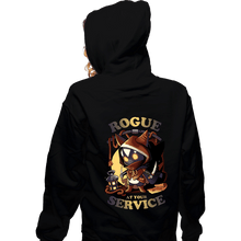 Load image into Gallery viewer, Daily_Deal_Shirts Zippered Hoodies, Unisex / Small / Black Rogue's Call