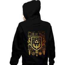 Load image into Gallery viewer, Daily_Deal_Shirts Zippered Hoodies, Unisex / Small / Black Waker Of Time